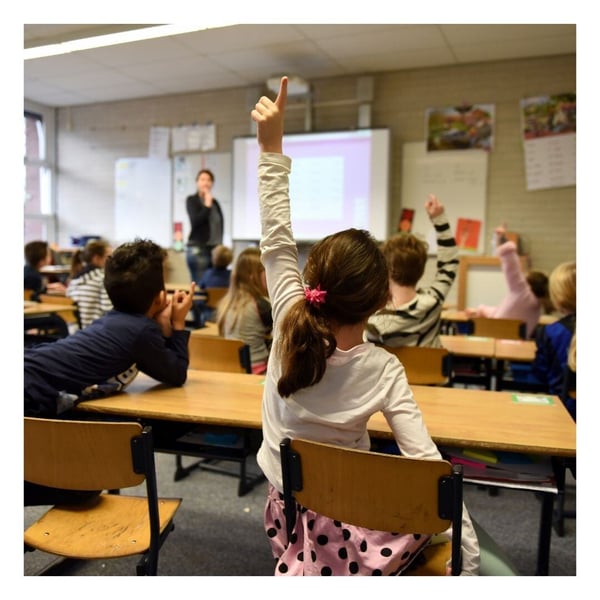 students engaging in the classroom
